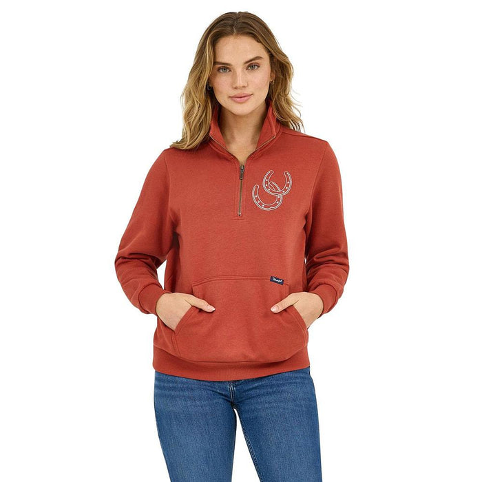 Women's Rust Horseshoe Sweatshirt