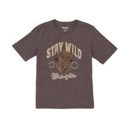 Boy's Mole Stay Wild Buffalo Tee Shirt