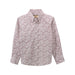 Boy's Classic Burgundy Print Shirt