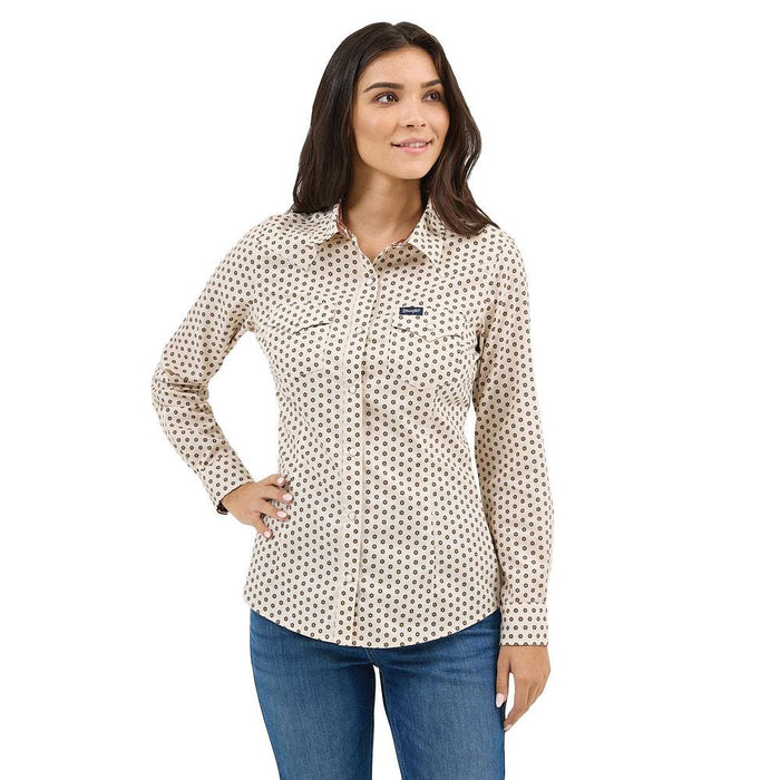 Women's White Floral Shirt