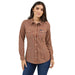 Women's Rust Stripe Shirt