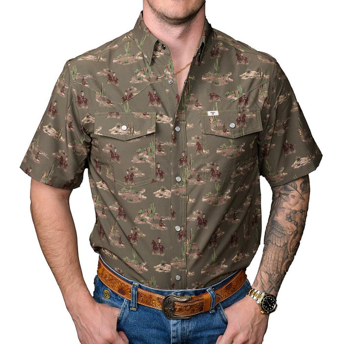 Men's Green Colt Short Sleeve Shirt