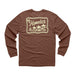 Men's Long Sleeve Mahogany Tee Shirt