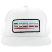 Youth Rodeo White Trucker Cap