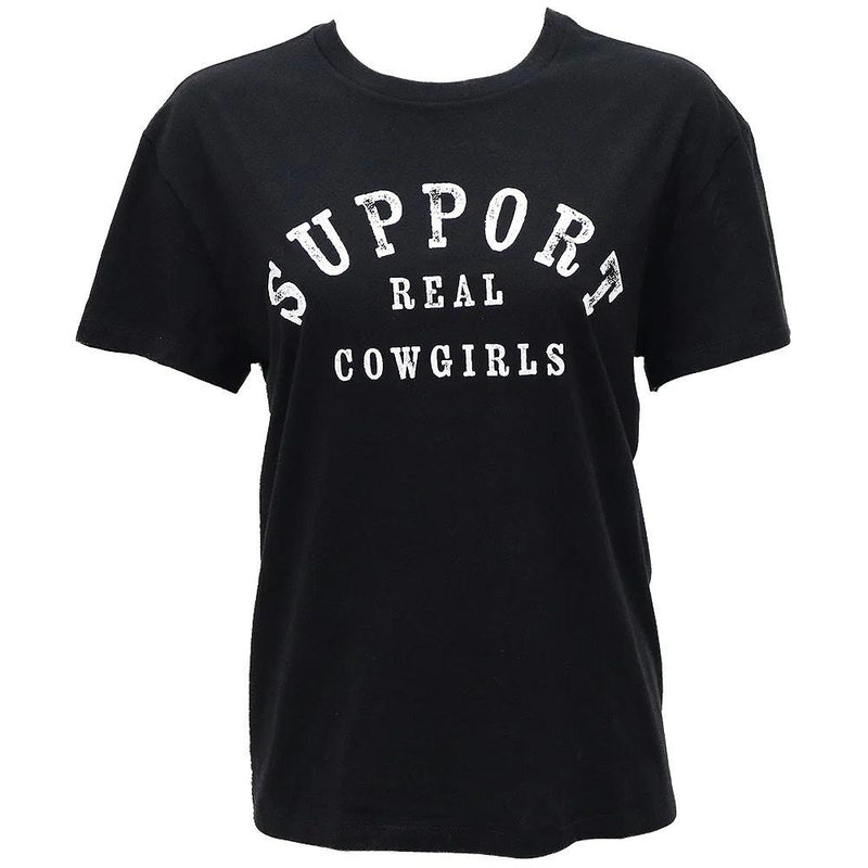 Youth Support Real Cowgirls Tee Shirt