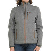 Women's Conceal Carry Charcoal Bonded Jacket