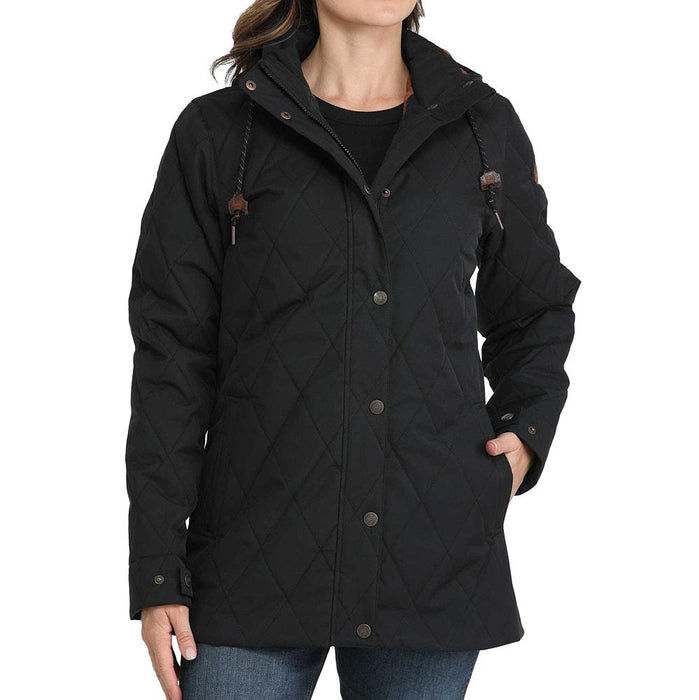 Women's Black Barn Coat
