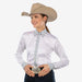 Floral Hidden Zip Show Blouse