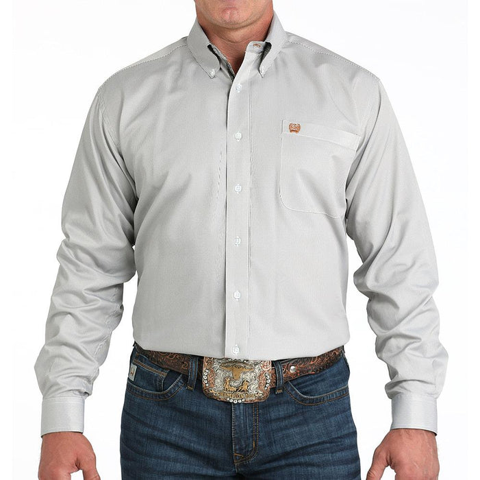 Men's Olive Stripe Shirt
