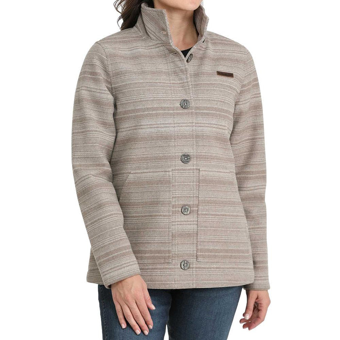 Women's Gray Wooly Coat