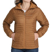 Women's Brown Puffer Jacket