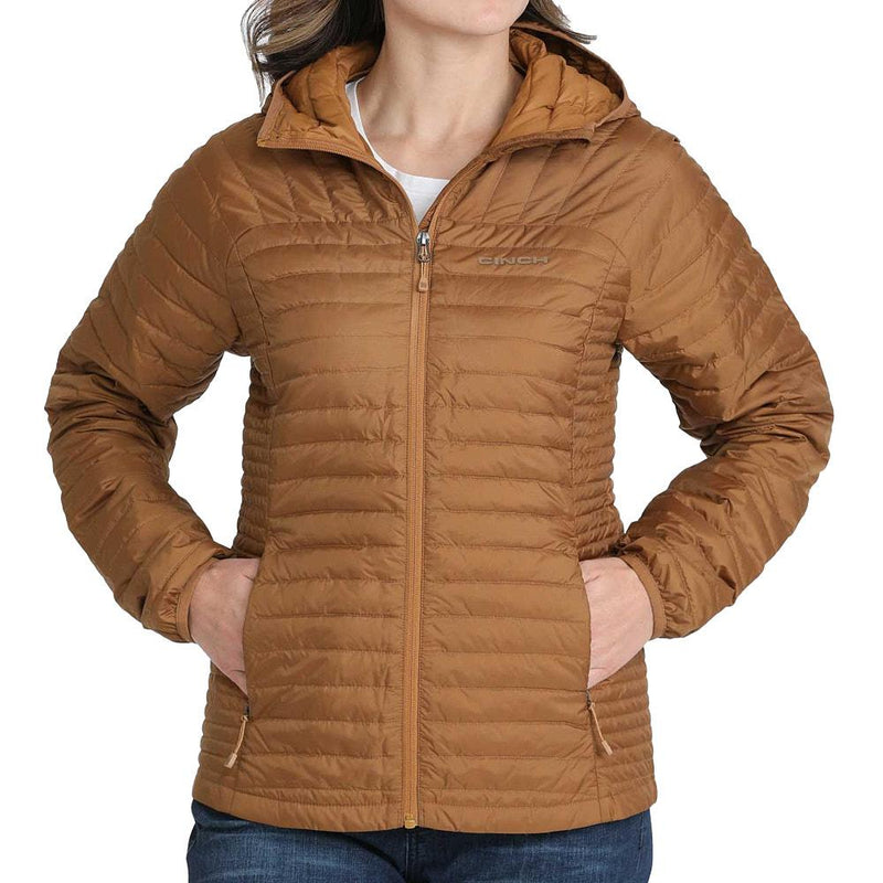 Women's Brown Puffer Jacket