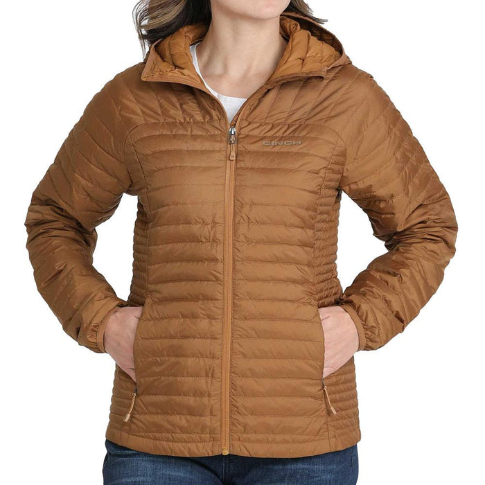 Women's Brown Puffer Jacket