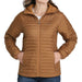 Women's Brown Puffer Jacket