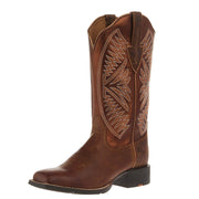 Women's Round Up Ruidoso Brown Vamp 12In Brown Top Boot