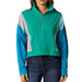 Women's Green Zip Neck Cami