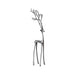 Silver Cast Aluminum Reindeer