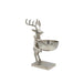 Cast Aluminum Deer with Bowl