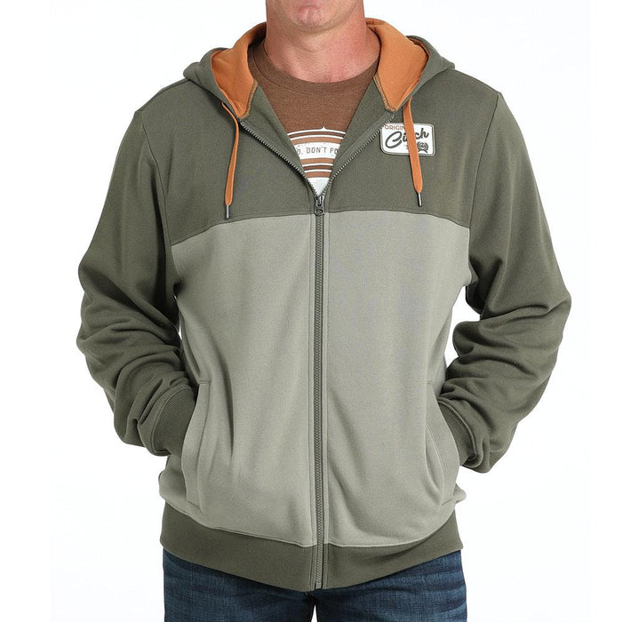 Men's Olive Full Zip Jacket