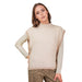 Women's Oatmeal Sleeveless Top