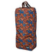 Blue Carved Double Sided Padded Halter Bag