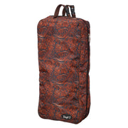 Tooled Leather Carved Double Sided Padded Halter Bag