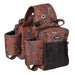 Tooled Leather Bottle Saddle Bag