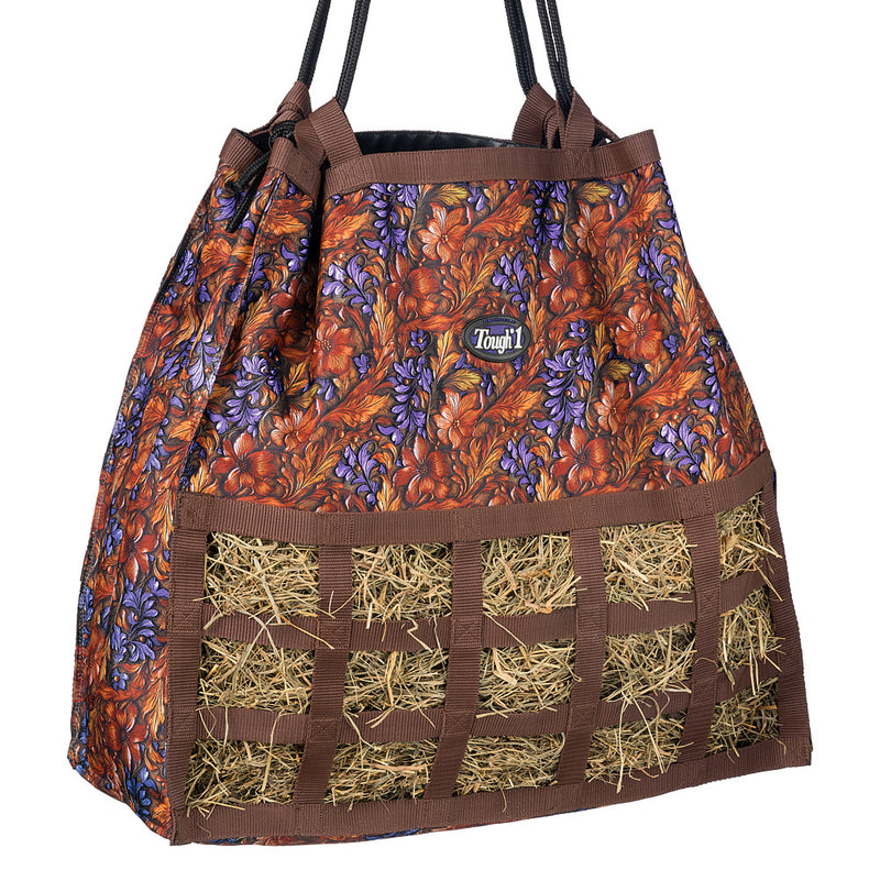 Purple Carved Scratchless Hay Bag