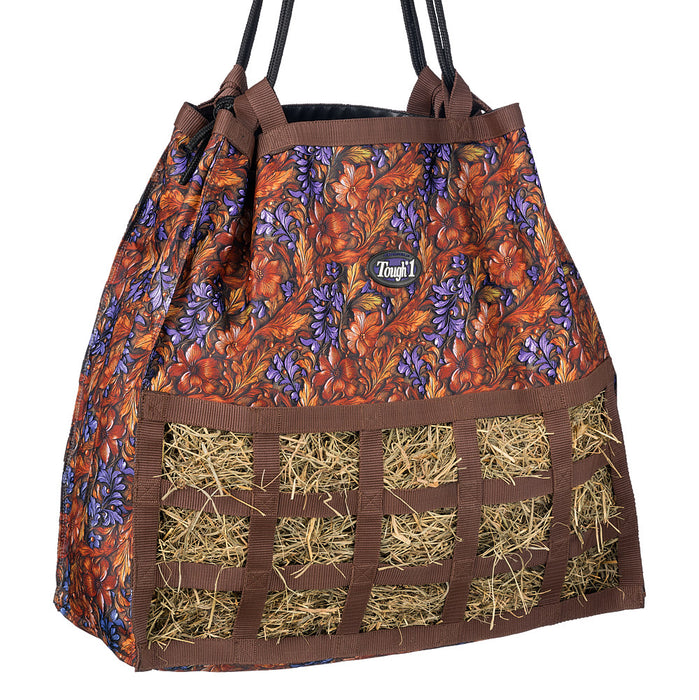 Purple Carved Scratchless Hay Bag