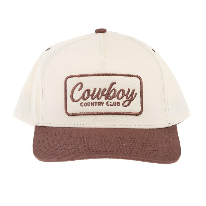 Men's Brown Club Patch Cap
