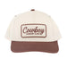 Men's Brown Club Patch Cap