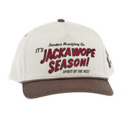 Men's Cream & Brown Jackawope Season Cap