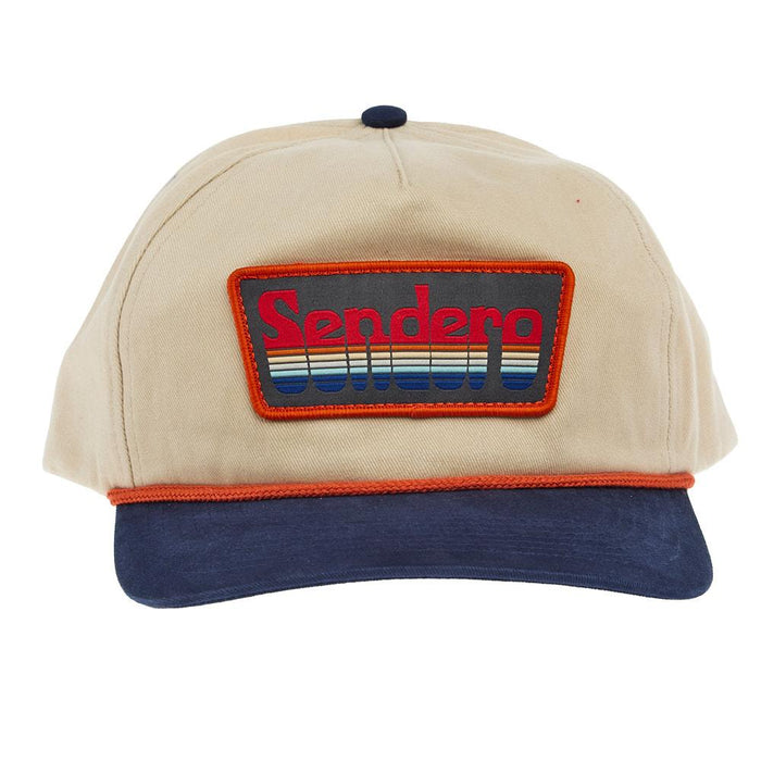 Men's Cream & Navy Retro Logo Cap