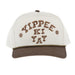 Men's Cream & Brown Yippee Ki Yay Cap