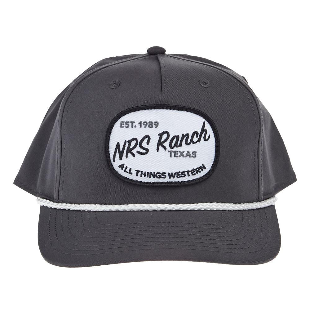 Nrs Roping Logo NRS Est 1989 Grey & White Rope Cap