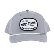 Men's Light Grey & White Logo Cap