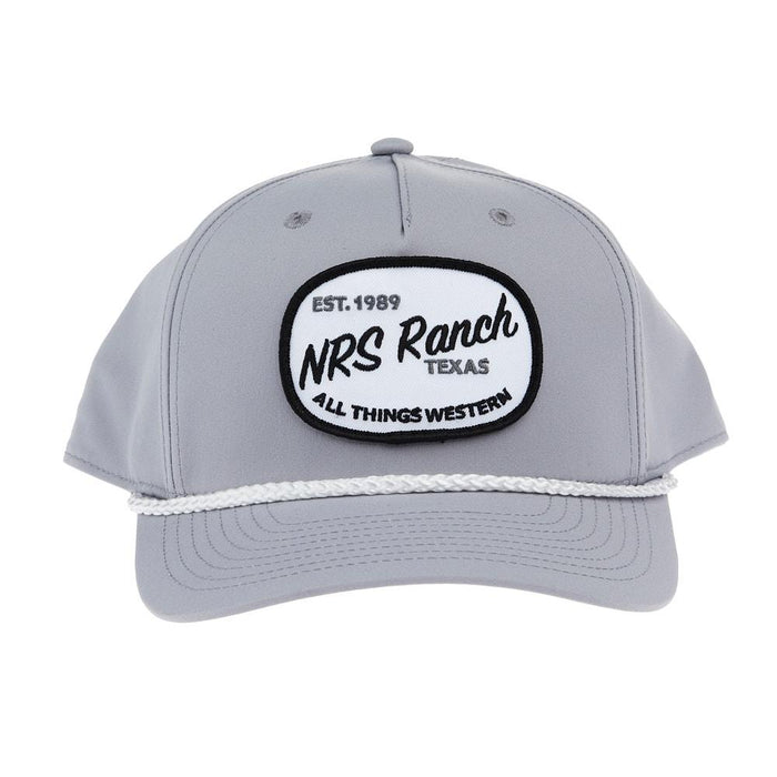 Men's Light Grey & White Logo Cap