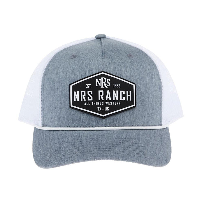 Men's Grey & White Logo Cap