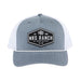 Men's Grey & White Logo Cap