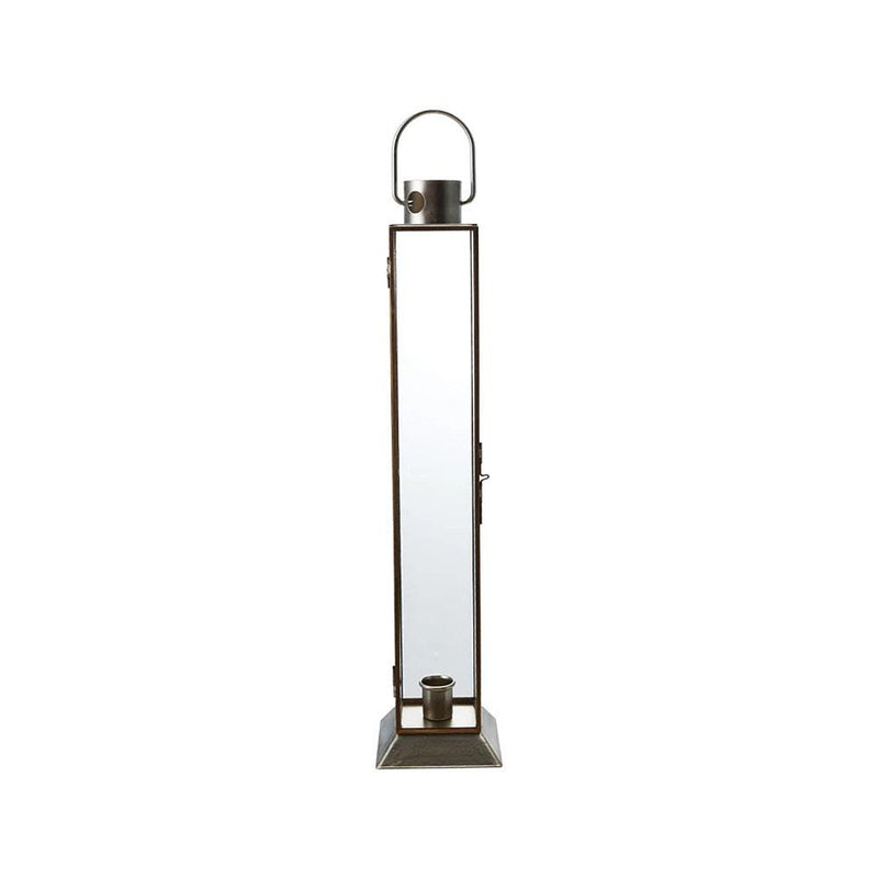 Metal Glass Lantern Taper Holder