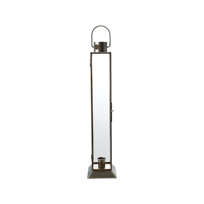 Metal Glass Lantern Taper Holder
