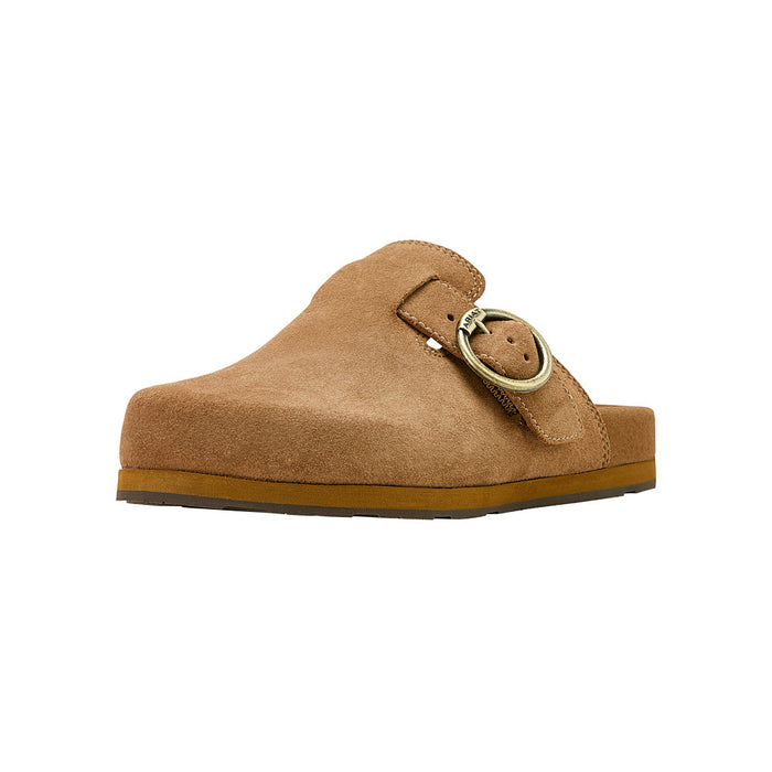 Women`s Caramel Suede Mule