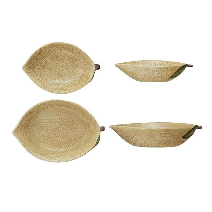 Lemon Shaped Bowl Set of 2