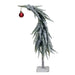 Faux Evergreen Tree with Red Ornament