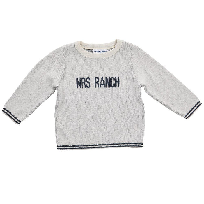Infant Natural Crew Neck Sweater