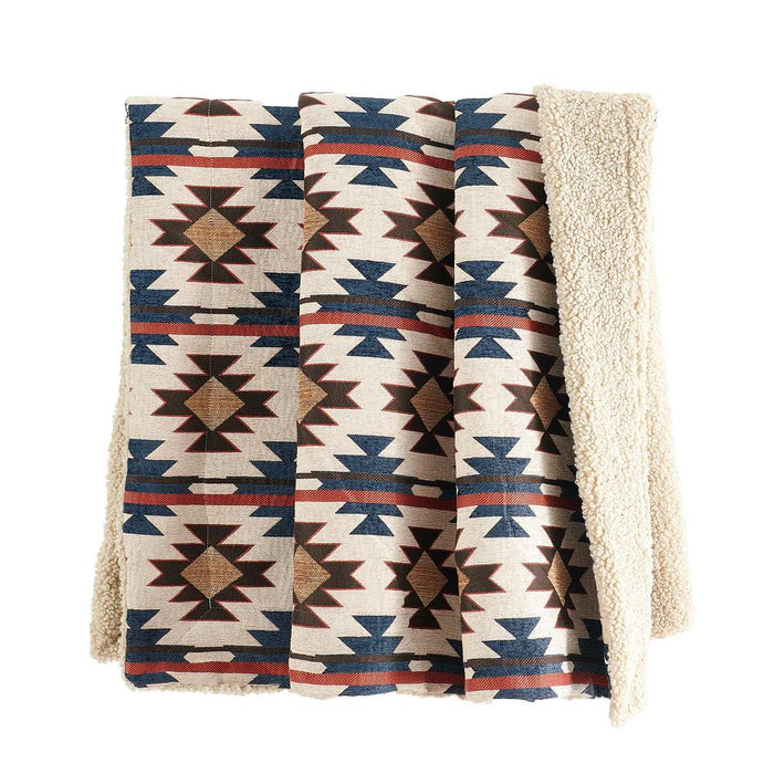 Mariella Chenille Teddy Backed Throw
