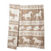 Tan Rodeo Stretchy Throw