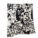 Black and White Cowhide Stretchy Throw