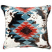 Southwest Cowhide Plush Sherpa Pillow