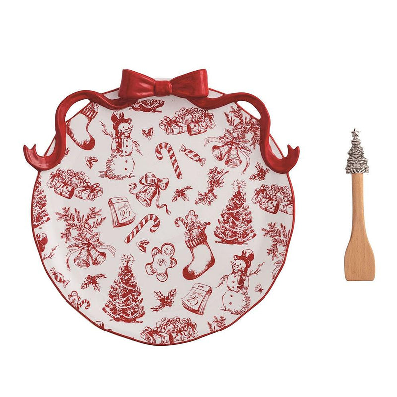 Bow Cookie Plate